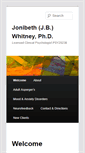 Mobile Screenshot of jbwhitneyphd.com